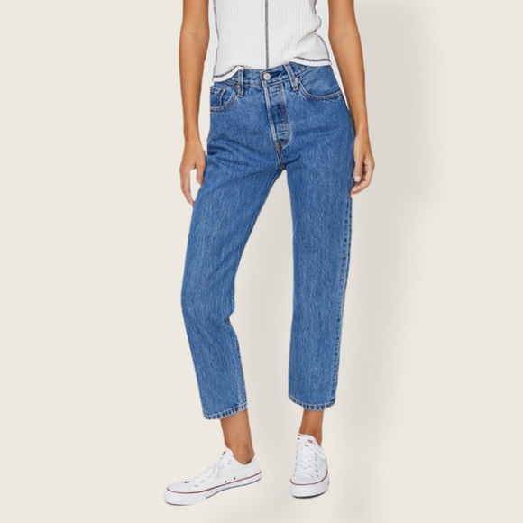 Levi's Denim - Levis Original 501 Crop jeans in Lost Cause